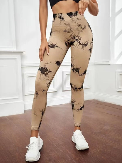 Gym Leggings Tie Dye