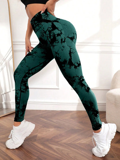 Gym Leggings Tie Dye