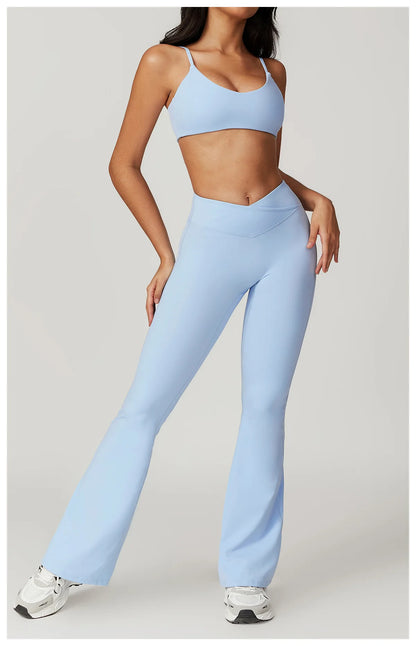 Gym Sets For Women Crop Top
