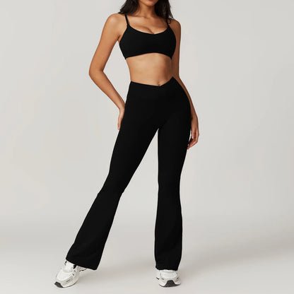 Gym Sets For Women Crop Top