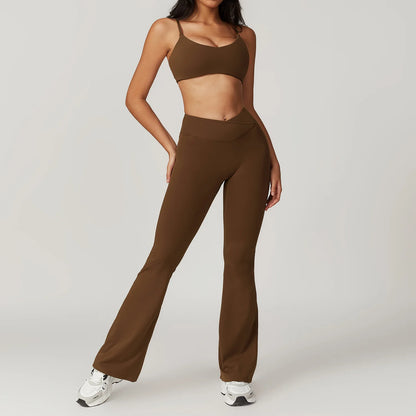 Gym Sets For Women Crop Top