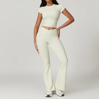 Gym Sets For Women Crop Top