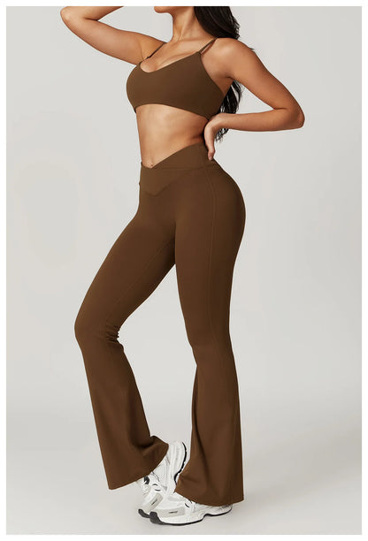 Gym Sets For Women Crop Top