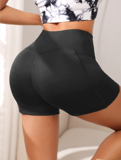Gym Shorts Women - Cross Waist
