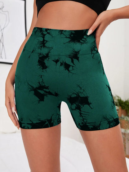 Gym Shorts Women -Tie Dye