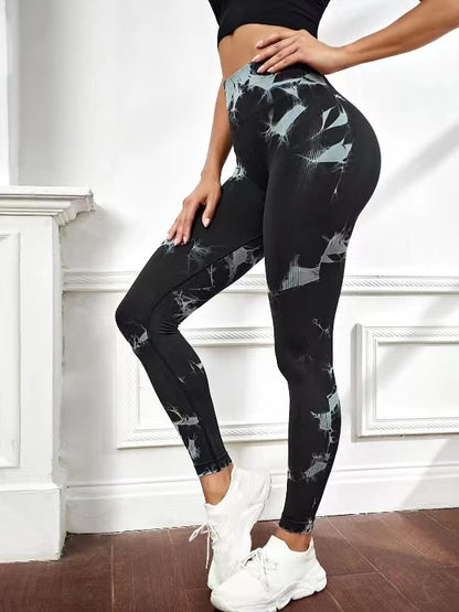Gym Leggings Tie Dye