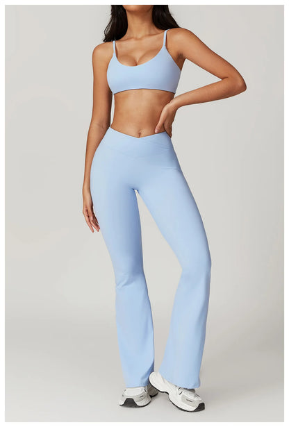 Gym Sets For Women Crop Top